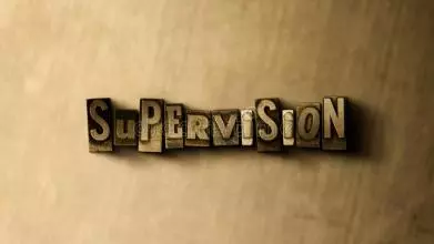 supervision close up grungy vintage typeset word metal backdrop royalty free stock illustration can be used online 86493919